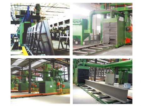 QH系列型鋼、鋼結構拋丸清理機